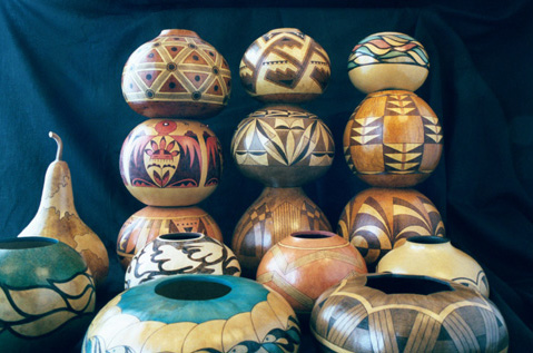 Featured Pyrographic Gourd